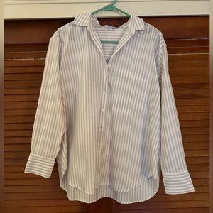 Ayr the deep end 100% cotton button down - NWOT